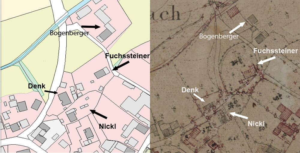 karte beschriftet